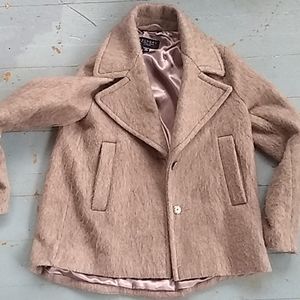 Laundry wool blend coat